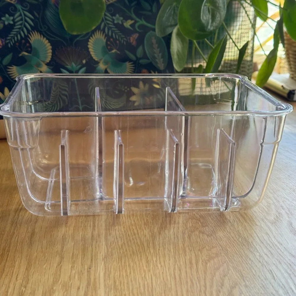 Multi-Function Organizer - Makeup/Tool + Brushes/Office Supplies, Clear